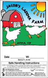 Jacob's Ladder Farm Label - Poultry