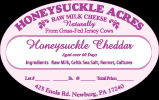 Honeysuckle Acres Cheddar