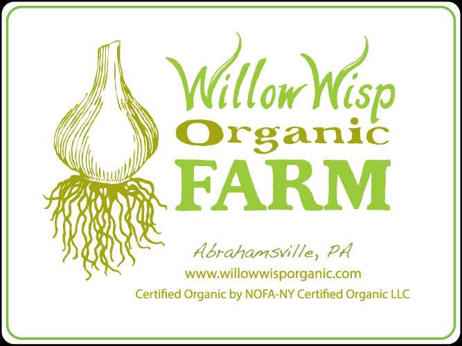 Willow Wisp Organic Farm Label