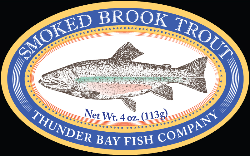 Thunder Bay Company Trout Label