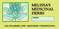 Melissa's Medicinal Herbs