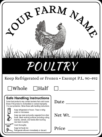 Poultry-11 Pasture Raised Poultry Labels