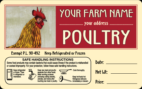 Poultry-12 Pasture Raised Poultry Labels