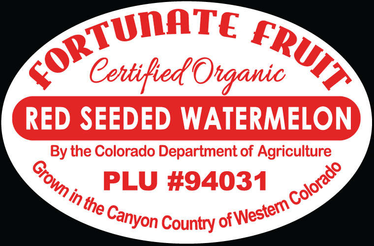 Fortunate Fruit Watermelon PLU Label